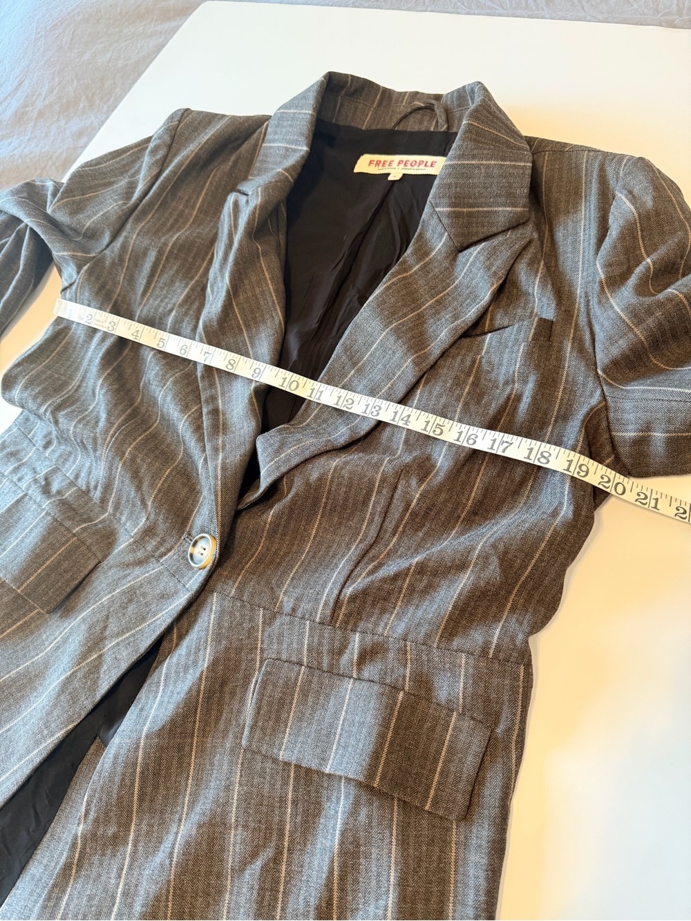Free People Charlotte Oversized Printed Blazer, size M - Picture 4 of 13